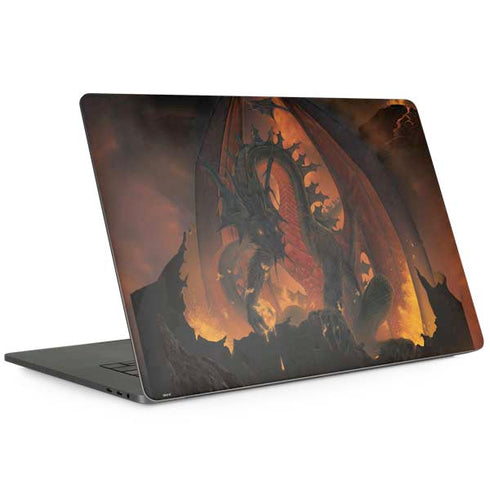 Fireball Dragon by Vincent Hie MacBook Skins